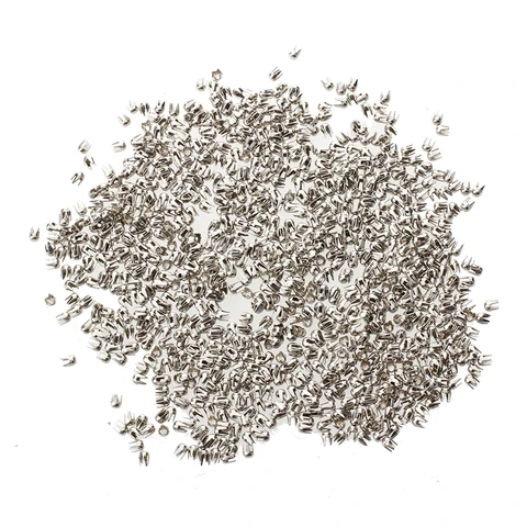 Заклепки круглые из серебра 1000 пробы, 2,5 мм