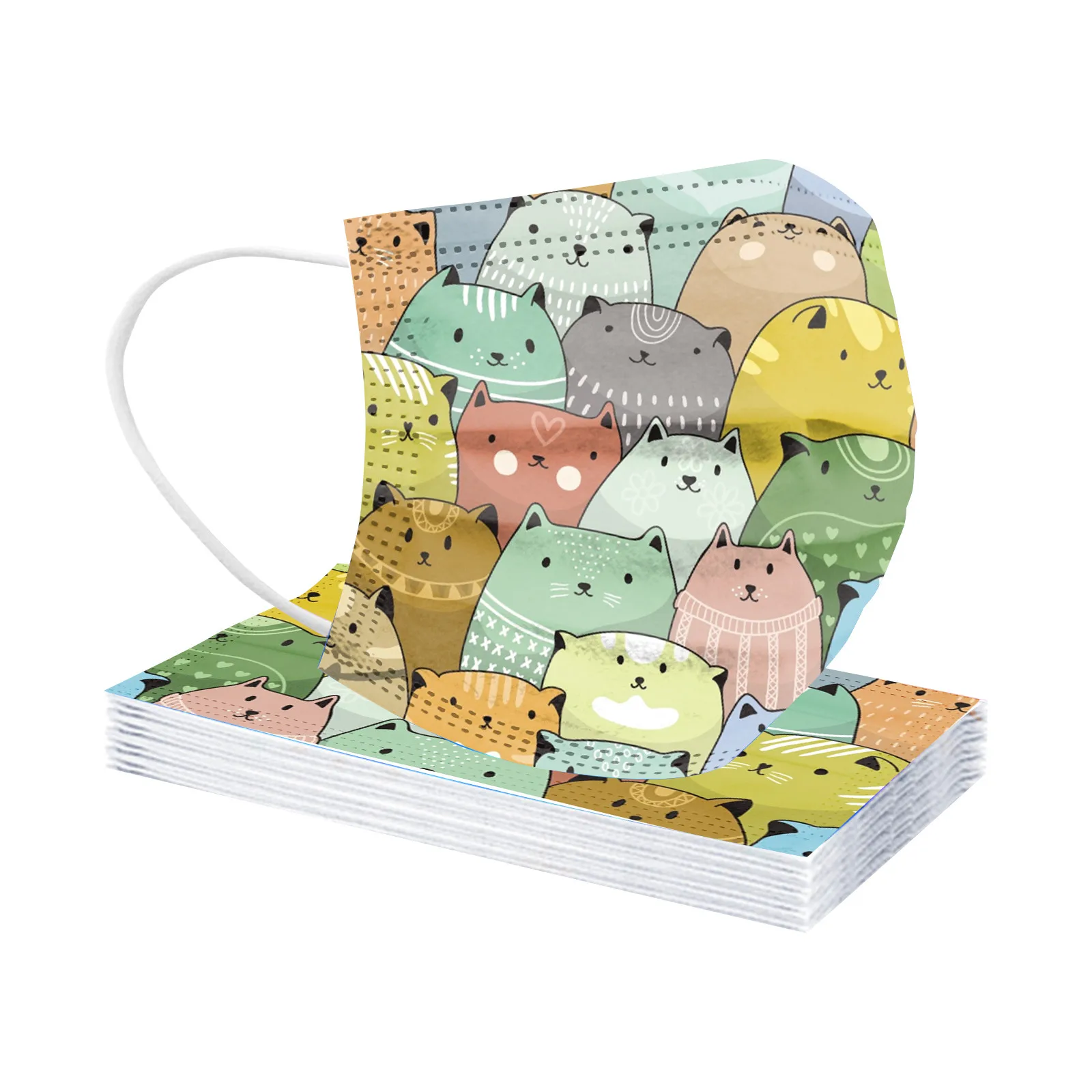 10 шт. одноразовые маски-маски для детей |