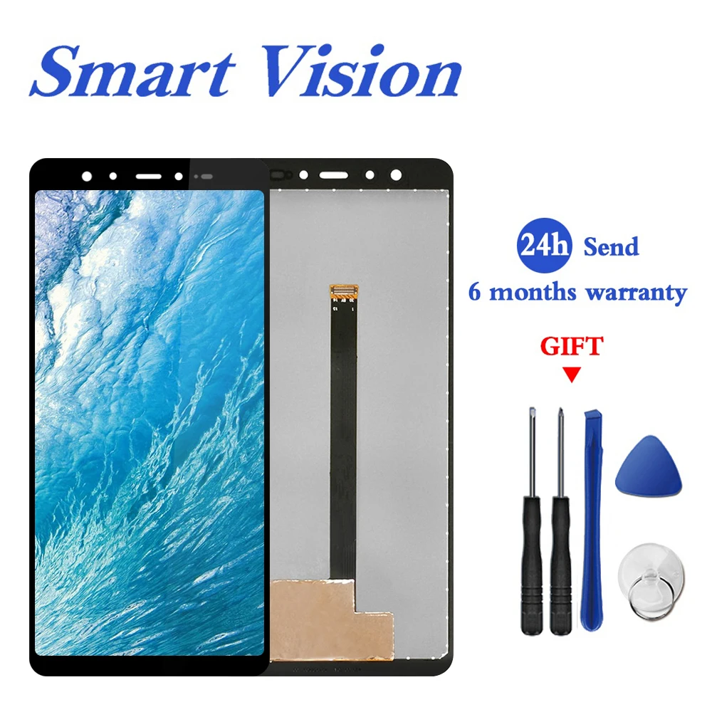 Черный ЖК дисплей 5 99 дюйма для Vernee V2 Pro + фотодетали ремонта телефона Аксессуары