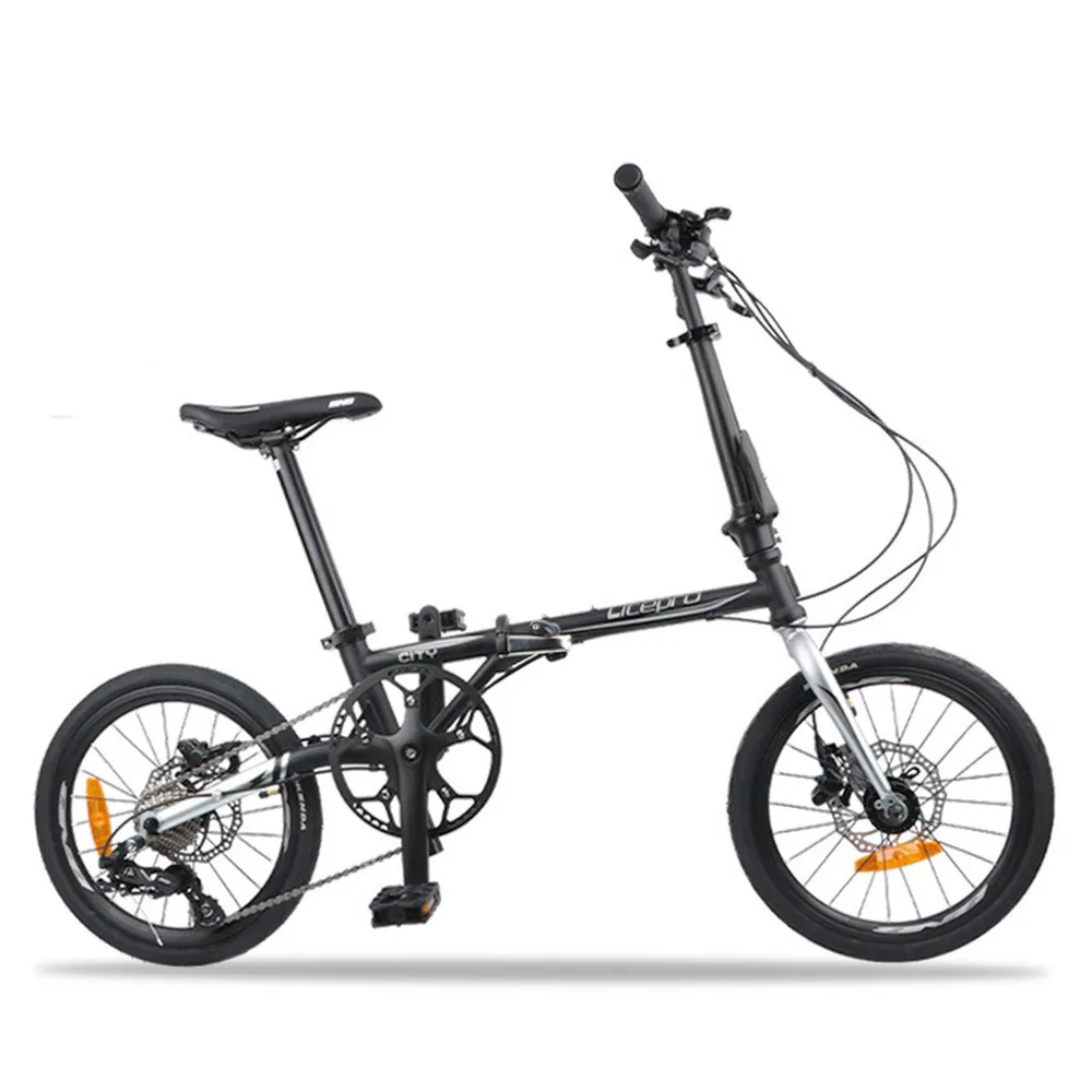

9-Speed Oil Brake Chrome-Molybdenum Steel Folding Bike 16 Inch 349 Lp Retro Scooter On Behalf Of Driving