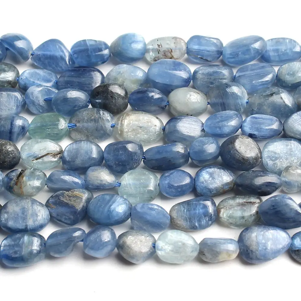 

6-8mm Irregular Natural Kyanites Quartzs Stone Beads Loose Spacer Beads for Accessories Jewellery Making 15'' Strand