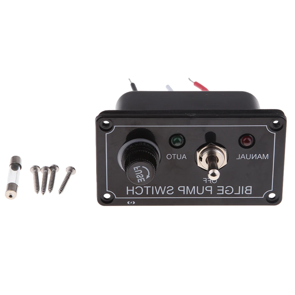 12В DC переключатель трюмного насоса панель управления LED морской