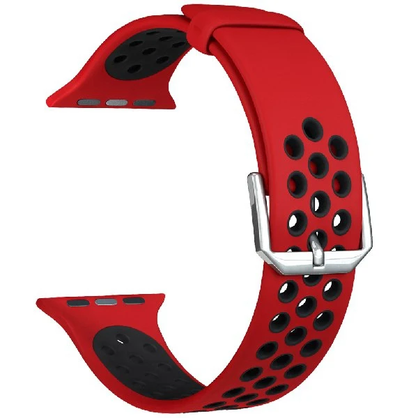 Ремешок для часов Lyambda Apple Watch 38/40 mm ALIOTH DS APS01 21 40 RB Red/Black|Ремешки часов| |