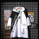 Футболка мужская с капюшоном, в стиле Харадзюку