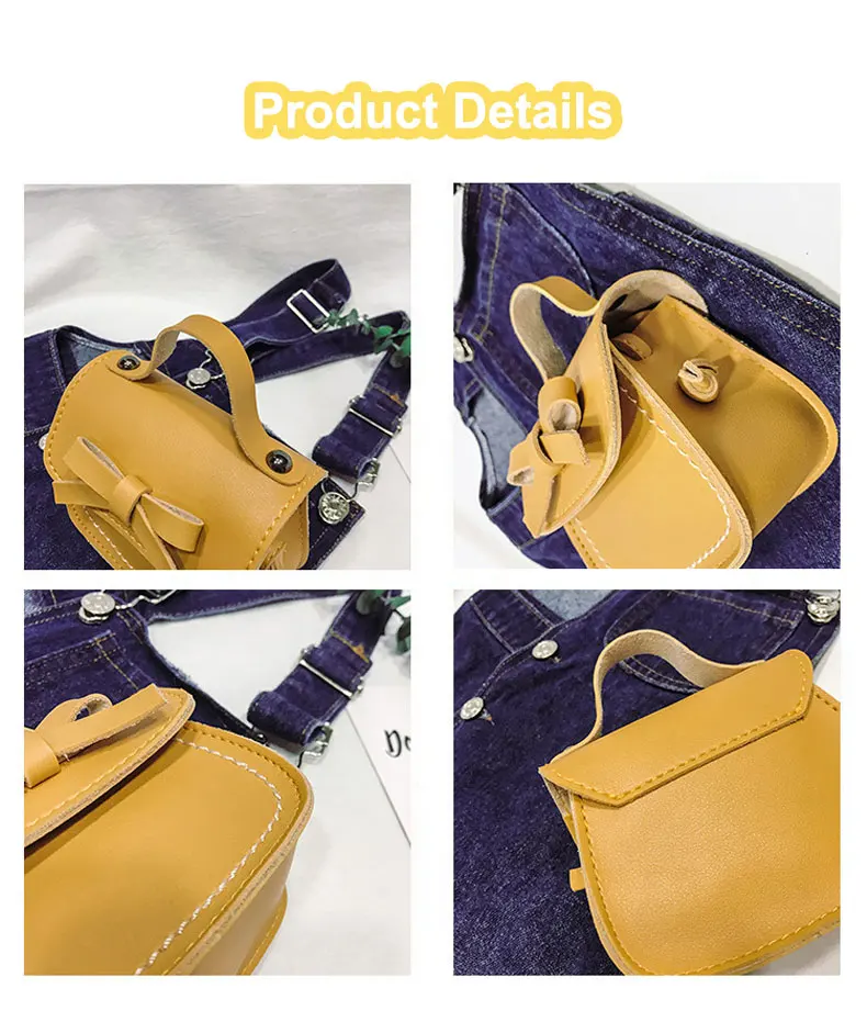 Модный детский кошелек из искусственной кожи, Милая Мини Сумочка с милым бантом, милая сумка через плечо, кошелек для девочек