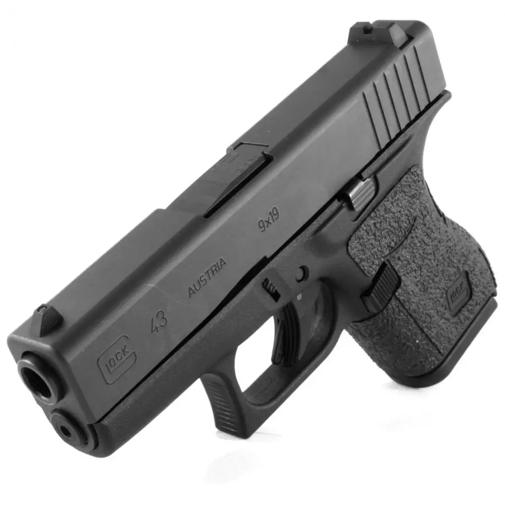 G43 нескользящая резиновая текстурированная лента для захвата перчатки на заказ Glock43 кобура антискользящее покрытие в области ладоней для 9 мм пистолета