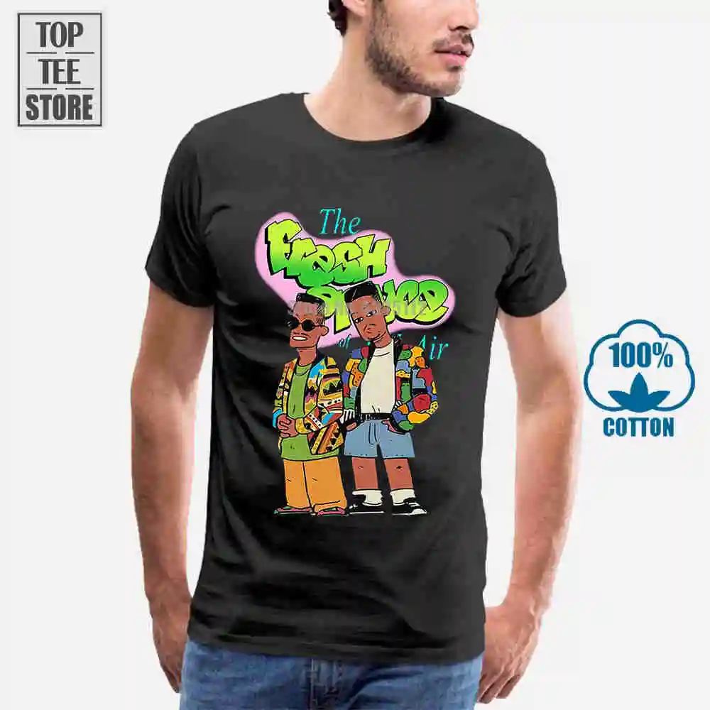 Футболка The Fresh Prince Of Bel Air черная футболка размер S 3Xl|Мужские футболки| |