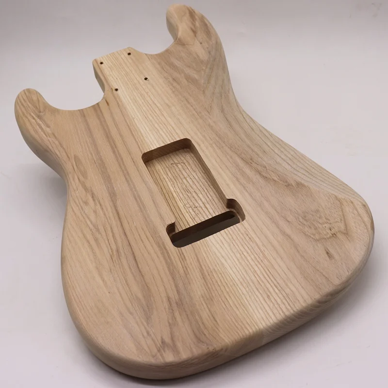 Хорошее качество floyd rose white ashwood ST электрогитара корпус