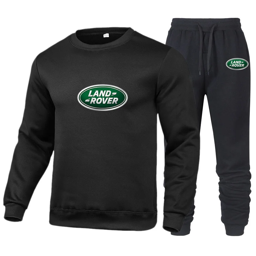 

2021Land Rover New Men's Women's Couple Fashion Hoodie + Sweatpants Suit Candy Color Pullover Spring Autumn Must-Have Hoodie+3