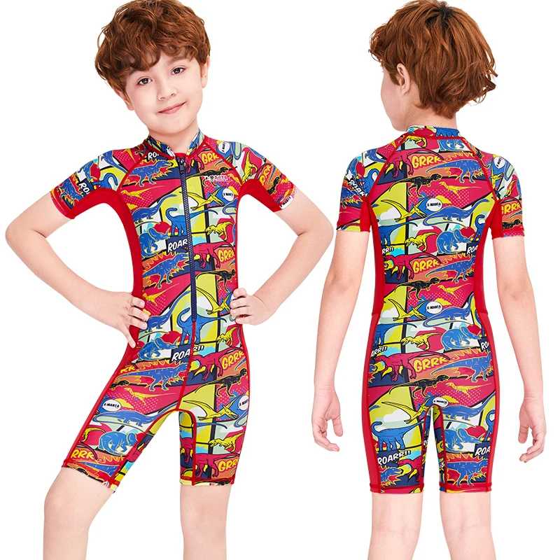 

Swimsuits For Children Summer Boys Cartoon Beach Short Dinosaur Surfing Jellyfish Swimwear Kids Diving Bathing Suits Quick Dry