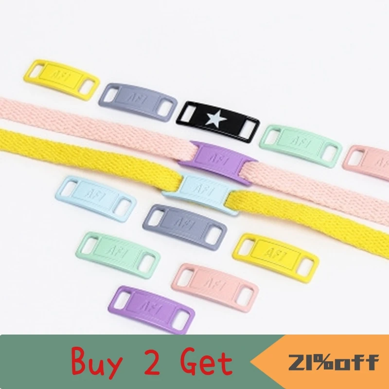 

2 шт./пара Пряжка для шнурков украшения для обуви кроссовки Наборы металла с пряжкой, украшенные кружевом стильные и подходит для всех видов ...