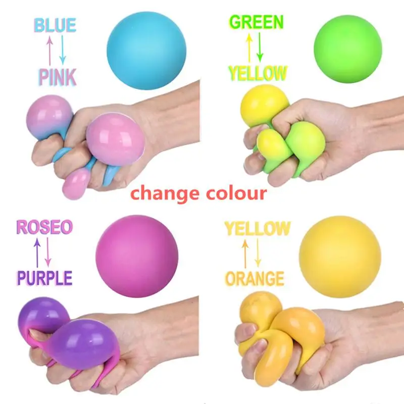 

2022 Colorful Vent Ball Press Decompression Toy Relieve Anti Stress Balls Hand Squeeze Fidget Pack For Child Kids Antistress Toy