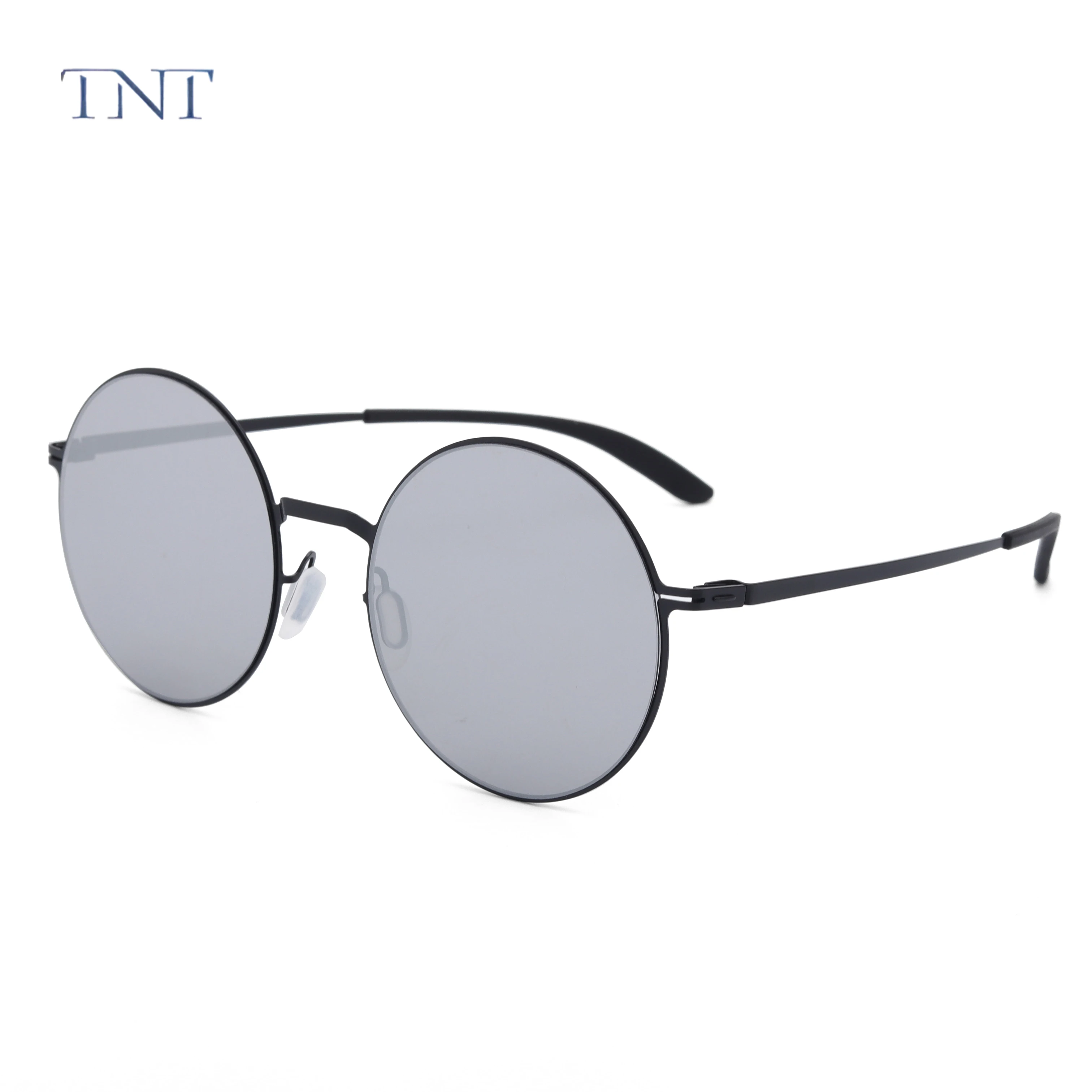 Солнцезащитные очки унисекс в металлической оправе UV400 без винтов|Женские