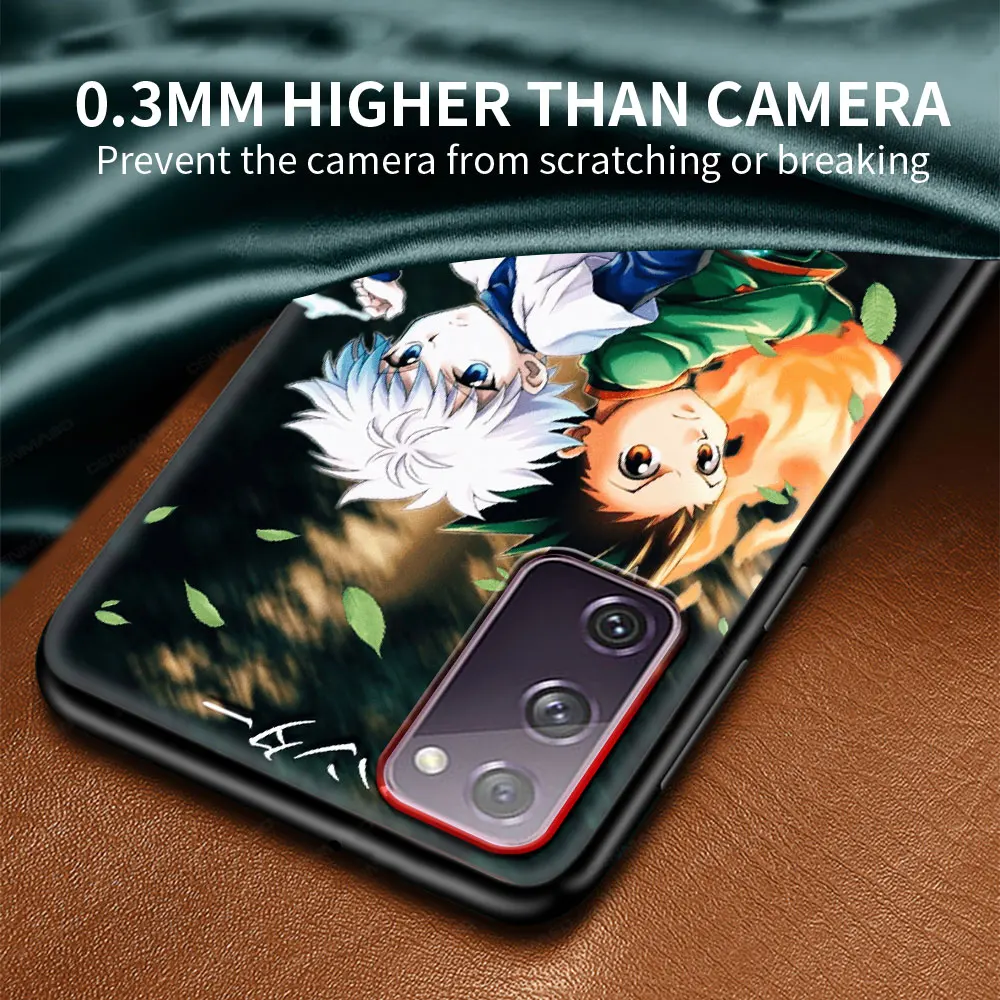 

Soft TPU Case for Samsung Galaxy S21 S20 Ultra S20 FE S10 Lite S10E S9 S8 Plus 5G Luxury Phone Shell Coque Hunter X Hunter Anime