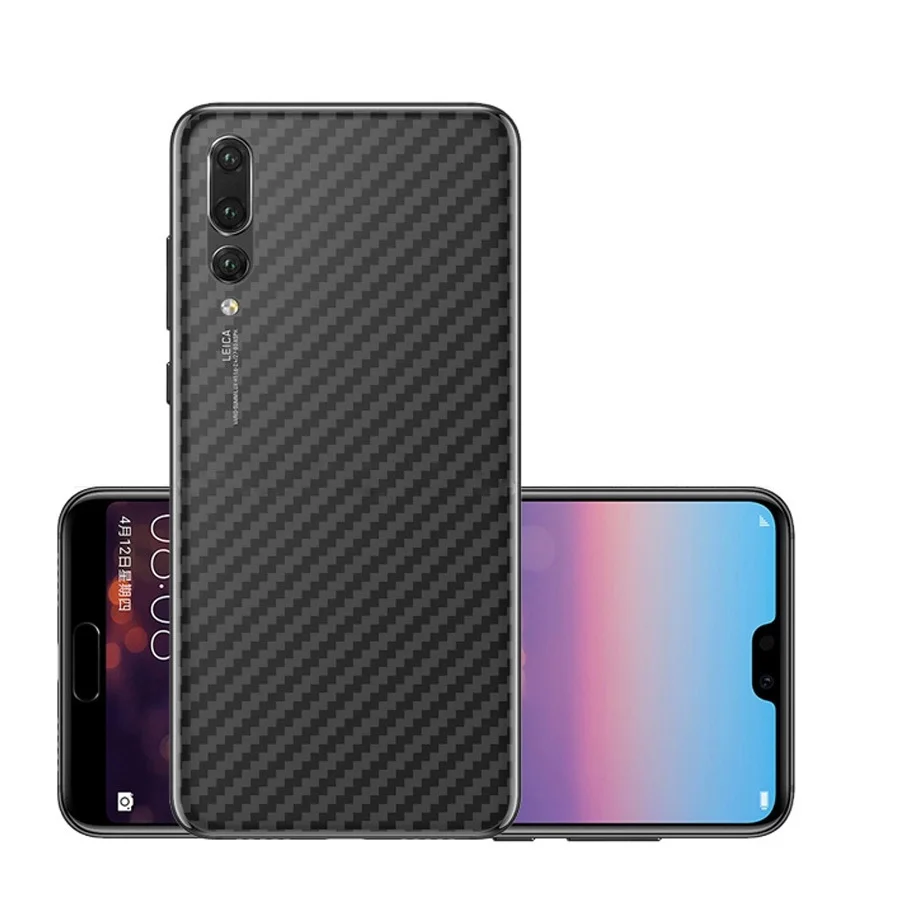 5 шт./лот защитная пленка для задней панели из углеродного волокна Huawei Y9 Y7 Y6 Y5 Pro Prime