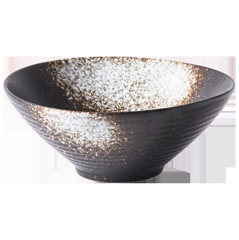 

Ramen bowl Japanese tableware noodle bowl ceramic bowl soup bowl bamboo bowl big bowl