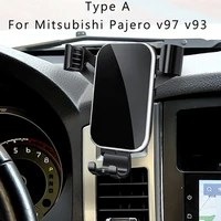 adjustable car phone mount holder for mitsubishi pajero v97 v93 2018 2019 2020 2021 2022 car interior accessories
