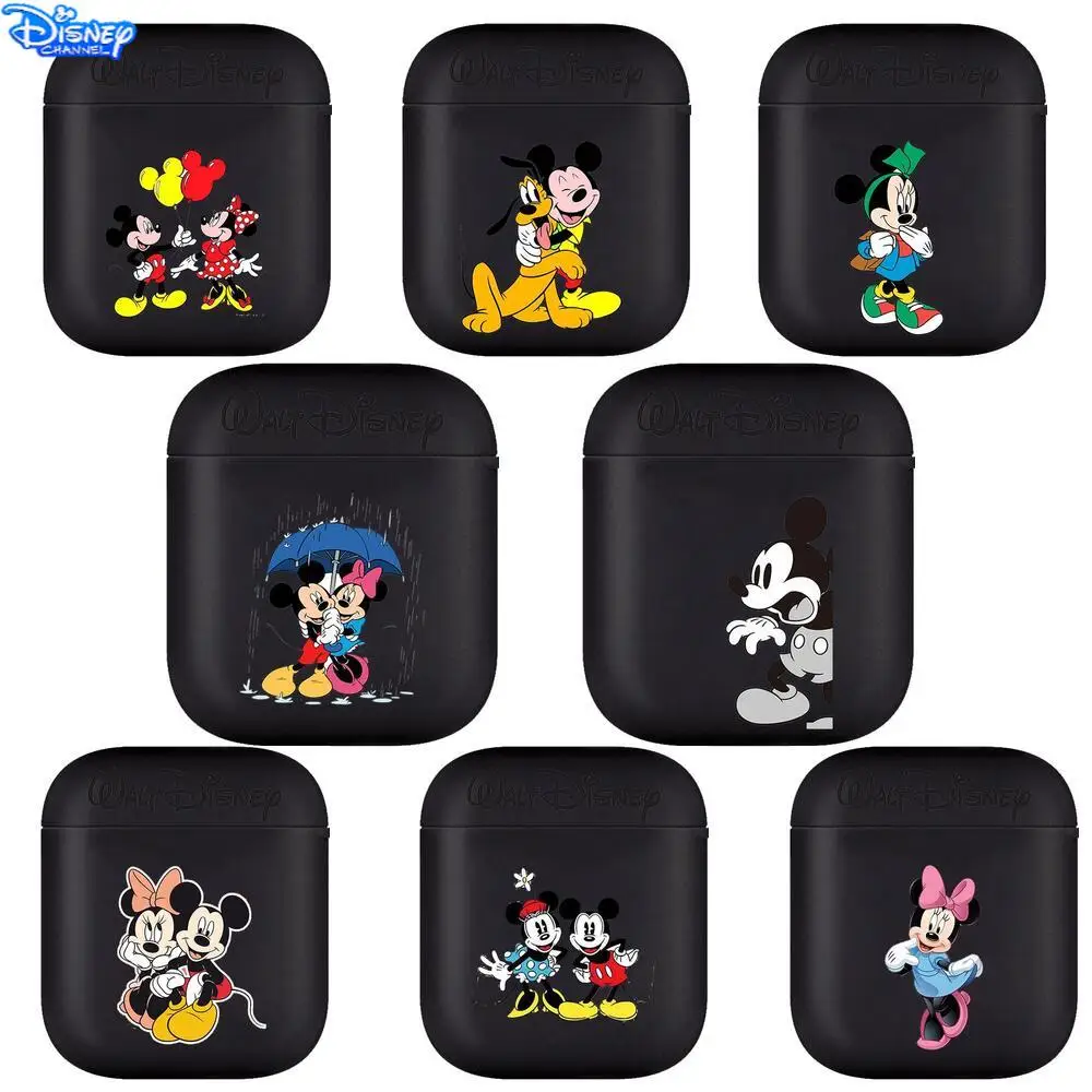 

2021 Disney Mickey Mouse Soft Silicone Cases For Apple Airpods 1/2 Protective Bluetooth Wireless Earphone Cover For Apple Air Po