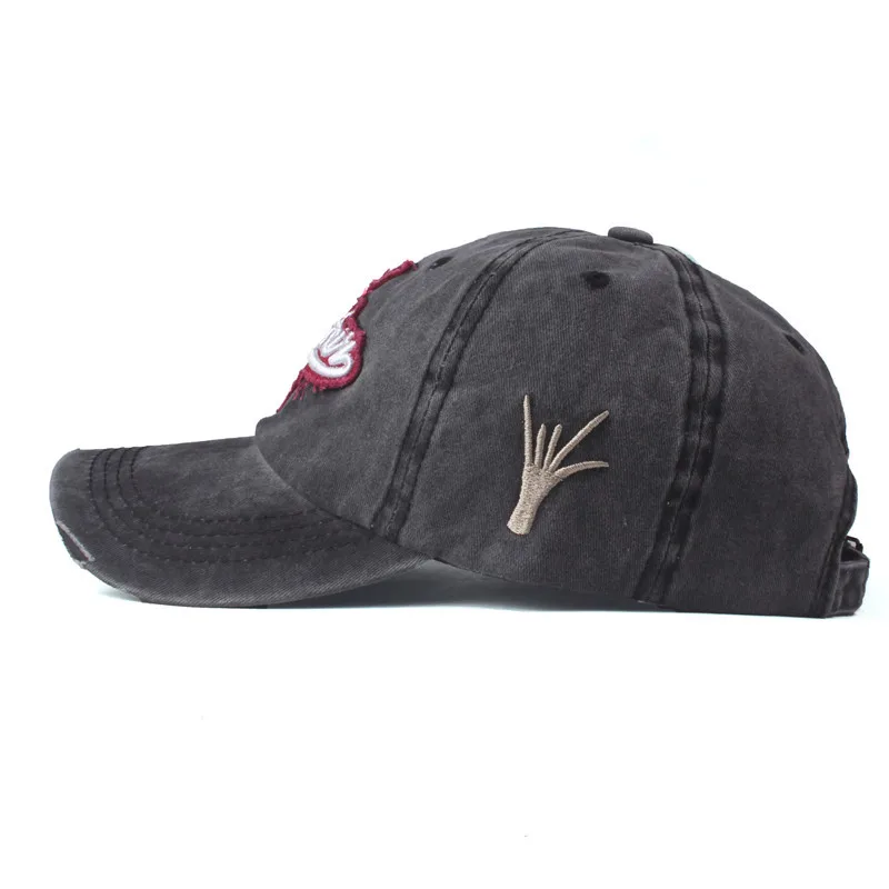 Мужская бейсбольная Кепка с вышивкой рок звезды для женщин Повседневная модная