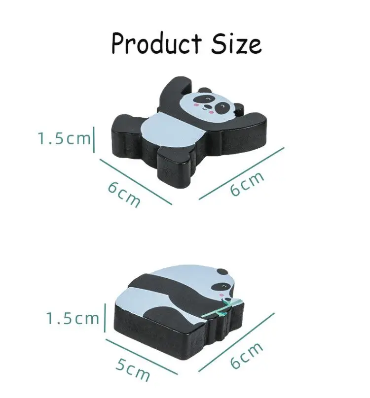 Милая панда складные блоки деревянная балансирующая игра игрушка для детей