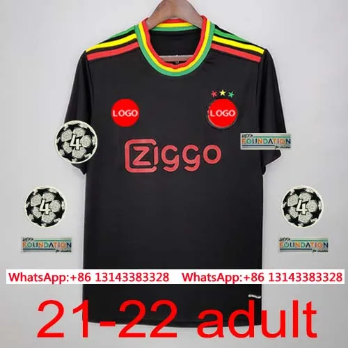 

2021 Free shipping Ajax shirt +patch 20-21 custom Top Best sale 2020 Top Thai adult Best quality