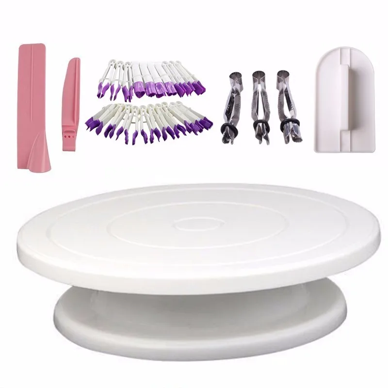 Тип кружева край клип печенья резак поворотные столы для тортов подставка торта