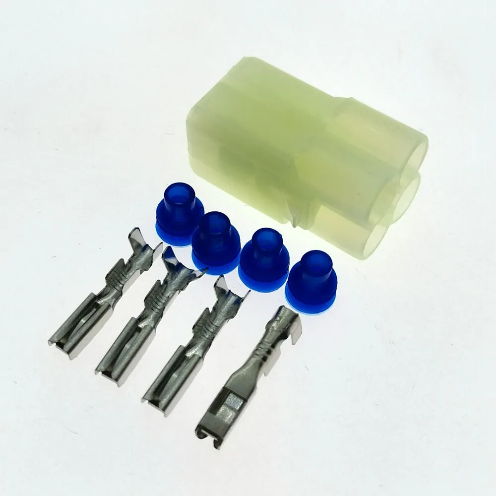 200 комплектов 2 мм 4 сторонний/контактный автомобильный внешний электрический