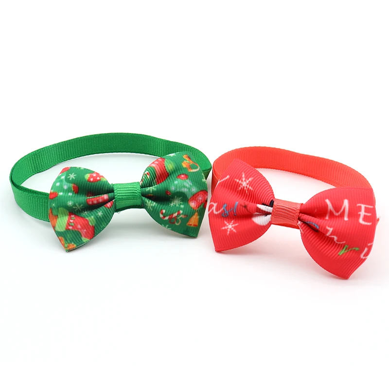 50/100 шт рождественские товары для ухода за собакой праздничные Галстуки щенков и