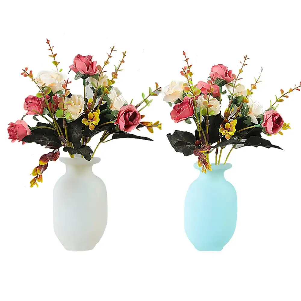 Съемная силиконовая бутылка флорет настенная Волшебная ваза для цветов мини