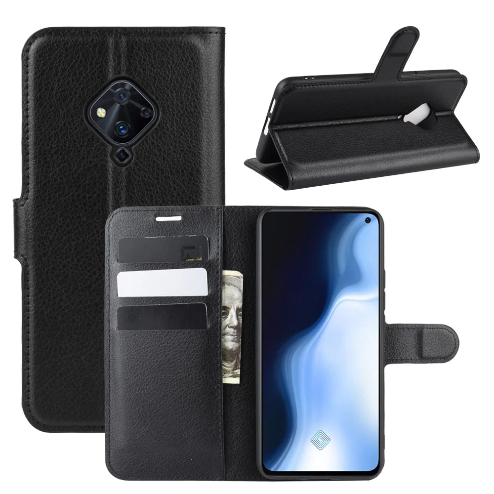 

For Vivo S5 Case Cover Wallet Leather High Quality Flip Leather Phone Case For Vivo S5 Stand Cover For Vivo S5