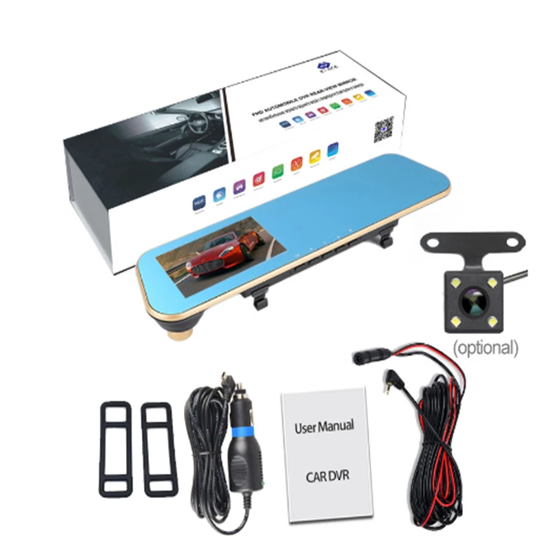Of Ultron era автомобиля Dashcam Full HD 1080P Автомобильный авто DVR 4 3 дюймов Зеркало заднего