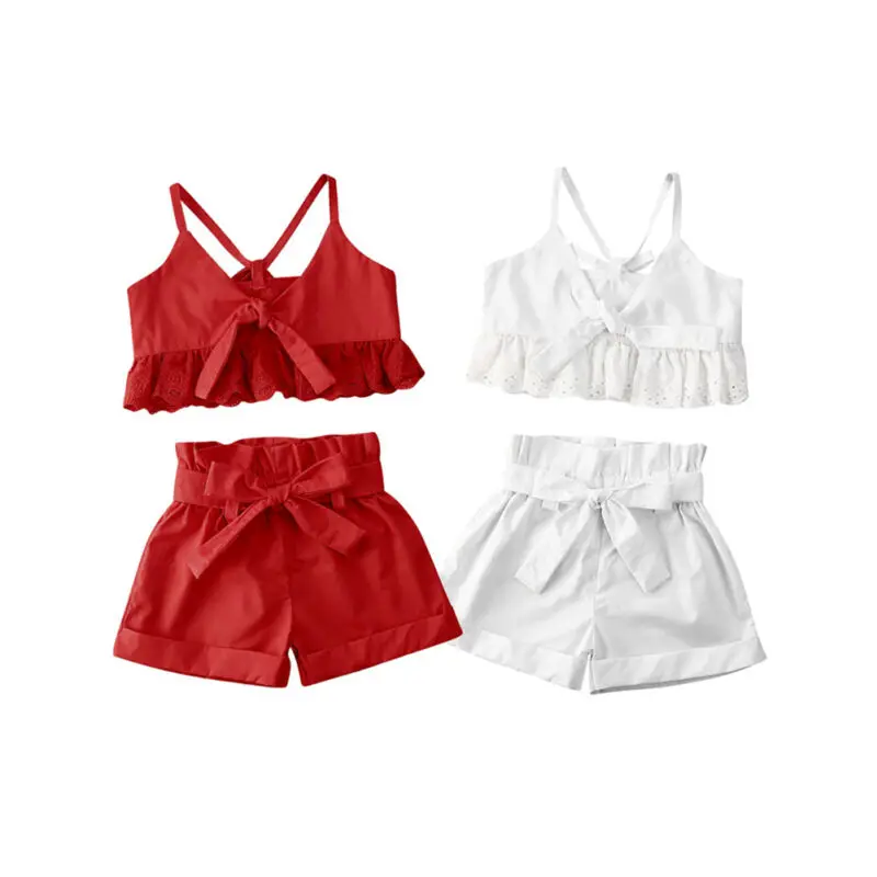 

Pudcoco летняя одежда для маленьких девочек Одежда для младенцев, детская одежда, детская одежда для маленьких девочек платье без рукавов с v-об...