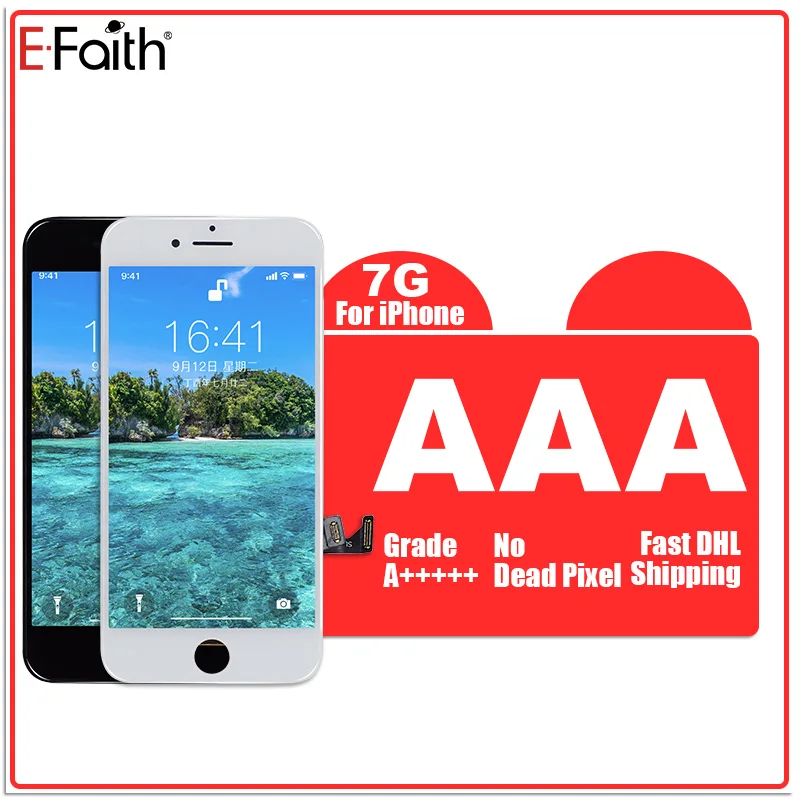 AAA 7G Half Color Горячая E-Faith10PCS/лот 4,7 дюймов ЖК-дисплей для iPhone 6S 7G 8G ЖК-экран с 3D сенсорным дигитайзером Замена DHL - Цвет: AAA 7G Half Color
