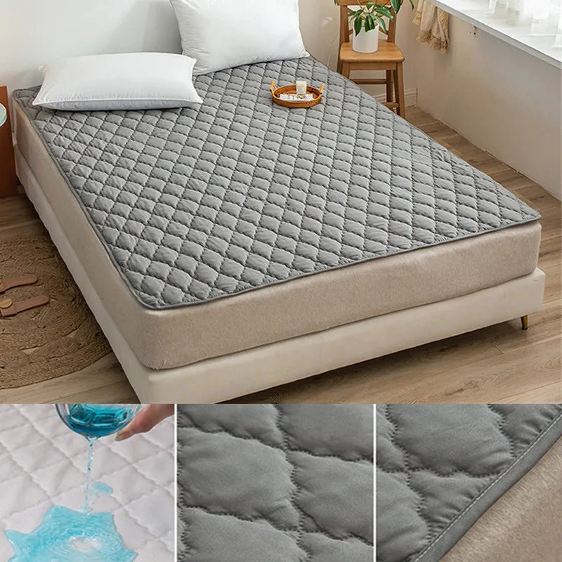 

TPU 100% Waterproof Mattresses Cover Washable Bed Cover Multicolor Thickened Mattress Protector Flat Bed Cpver Mattress Pad