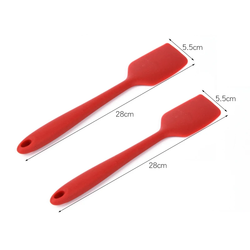 

Food Grade Cookies Pastry Scraper 5.5 cm Non Stick Butter Cooking Silicone Spatula Set Cake Baking Spatula Baking Supplies