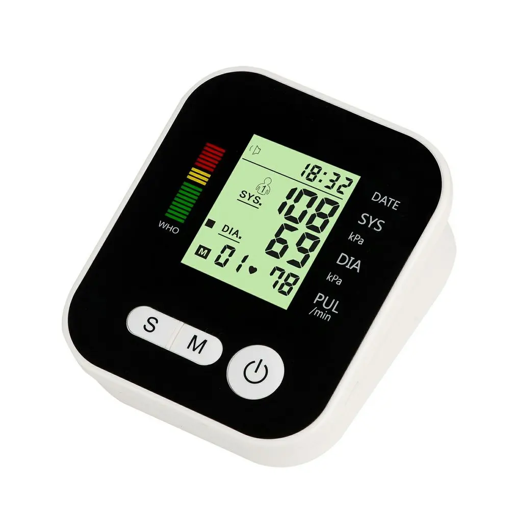 

Home Electronic Hematomanometer Accurate Health Tool LCD Display Electronic Automatic Home Hematomanometer