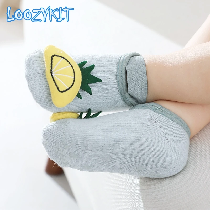 

Spring Summer Children's Floor Socks Baby Home Non-Slip First-walk Shoes