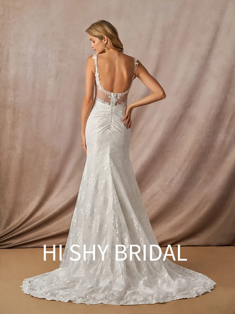 

Hi Shy Bridal 2021 New Luxury Lace Wedding Dresses Suitable for Every Bride Free Tailored Plus Size and Free Shipping