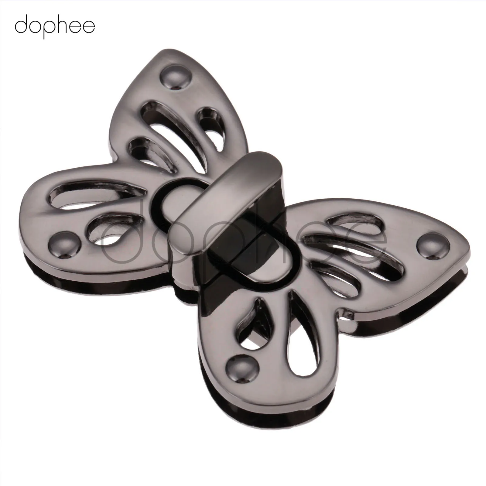 Dophee 1 шт. для женщин с металлической бабочкой DIY застежка Поворотный замок для сумки Сумка Кошелек