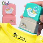 Штамп CCTOY для детского имени на заказ, наклейки сделай сам для детей, школьная одежда, наклейки на заказ, подарки