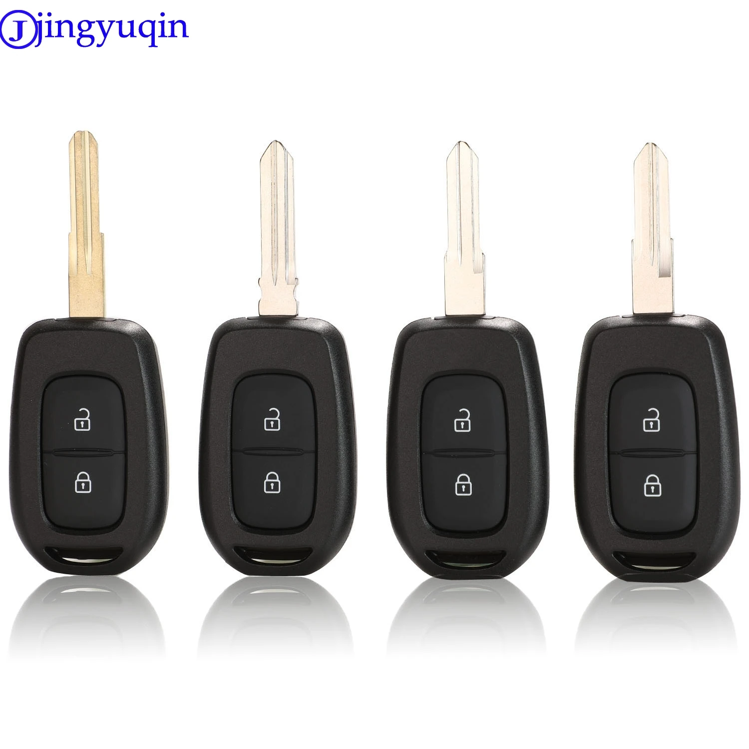Пульт дистанционного управления jingyuqin с 2 кнопками для Renault Sandero Dacia Logan Lodgy Dokker Duster