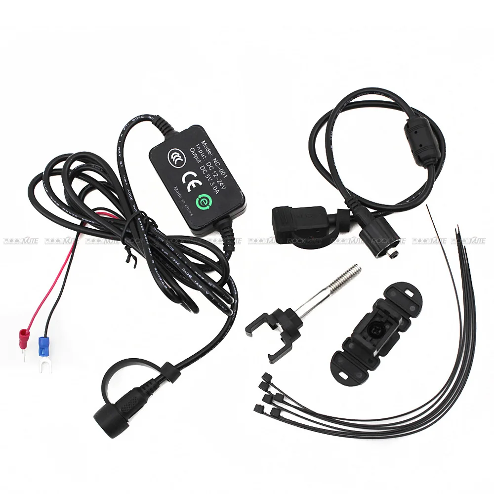 For KAWASAKI Z125 Z250 Z300 KLE VERSYS 250/300 Camera VCR Phone Holder Motorcycle USB Charger GPS Navigation | Автомобили и