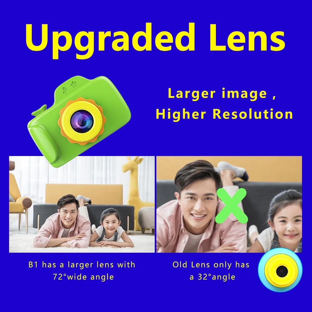 Детская креативная Цифровая видеокамера с цветным дисплеем 1 5 дюйма B1|Компактные