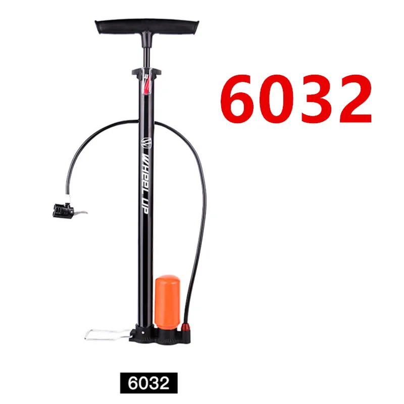 6032 Портативный мини-велосипедный насос высокого давления 120PSI, велосипедный ручной насос, стальные аксессуары для велосипеда, цилиндрический баскетбольный насос - Цвет: 6032