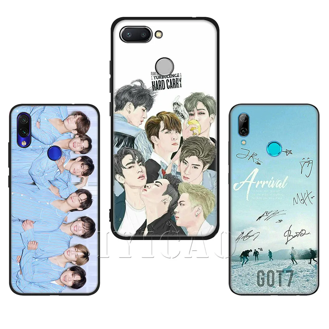 IYICAO мальчик группа Kpop GOT7 Мягкий силиконовый чехол для Xiaomi Redmi Note 4X5 6 7 8 Pro 5A Prime Case |
