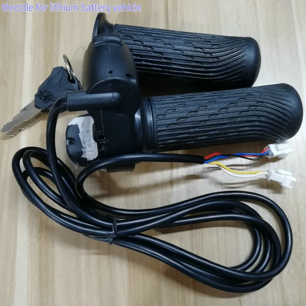 speedometer/lcd display 36v48v60v+grips throttle accelerator+lock/key electric scooter parts bicycle accessory MTB tricycle