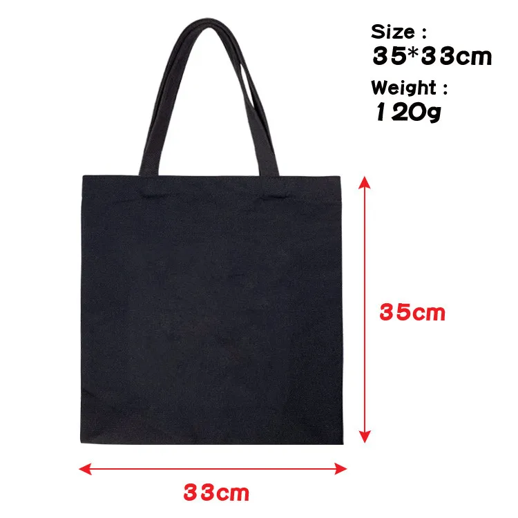 Холщовая Сумка для косплея саквояж на плечо с аниме принтом сумочка мессенджер