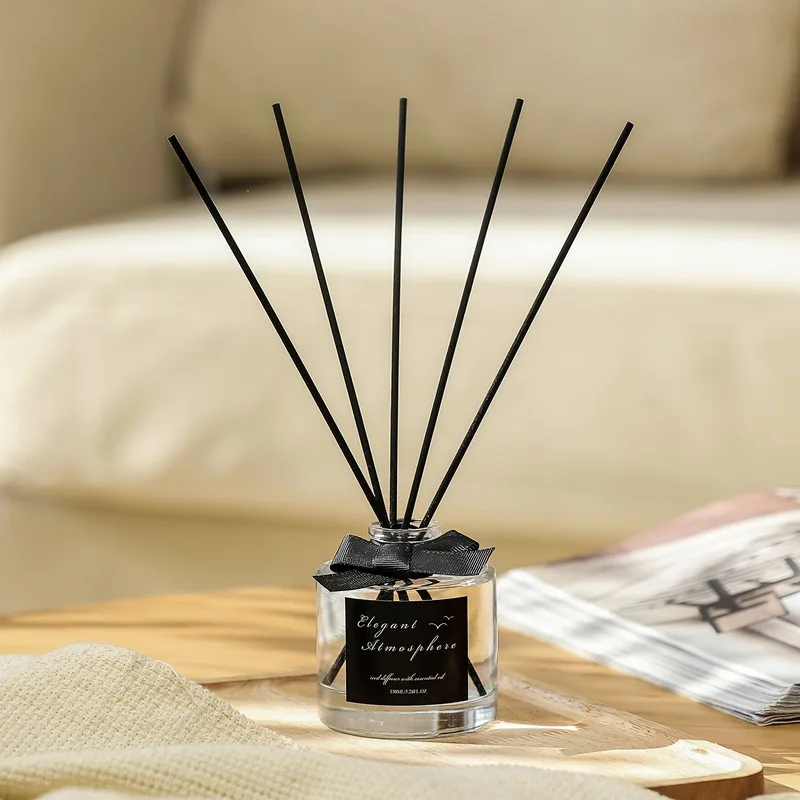 

120ML Home Decor Aromatherapy Essential Oil Set Reed Diffuser Sticks Household Bedroom Fragrance