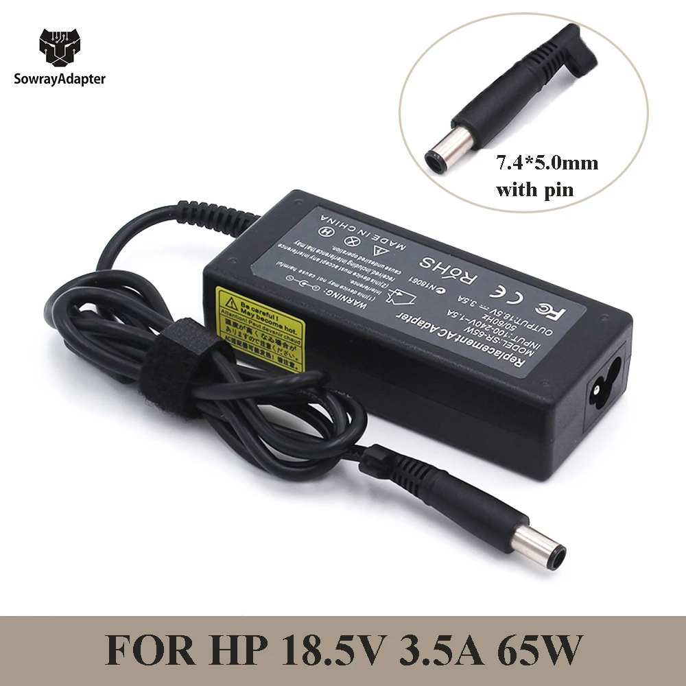 Зарядное устройство для ноутбука HP Compaq pavilion G6 DV5 DV6 DV7 DV4 G50 G60 N193 CQ43 CQ32 CQ60 18 5 в 7 4*5 0 мм