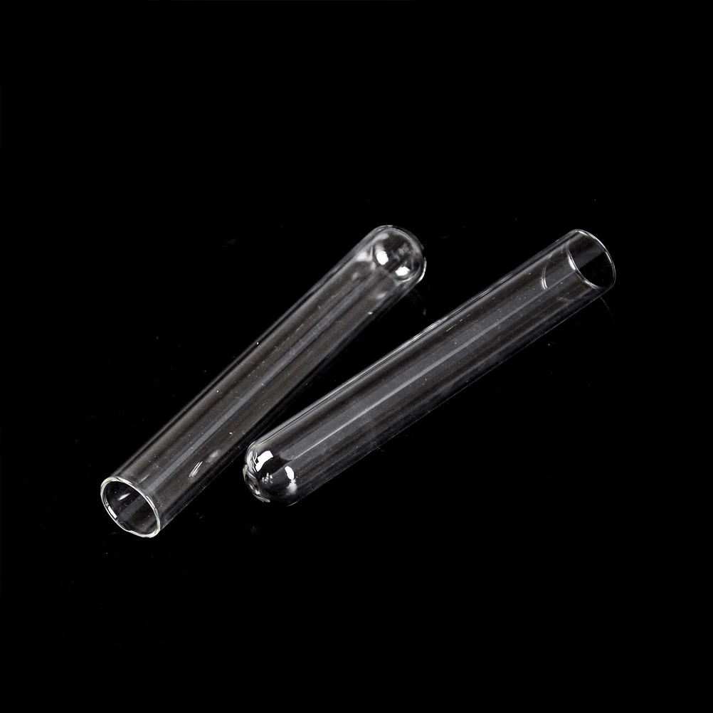 10pcs 100mm Pyrex Glass Blowing Tubes 4 Inch Long Thick Wall Test Tube Lab Supplies |
